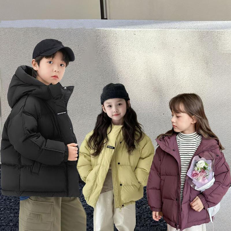 Winter Kids Jacket Duck Down Hooded Coat Girls Waterproof Warm Puffer Clothes Boys Outerwewear