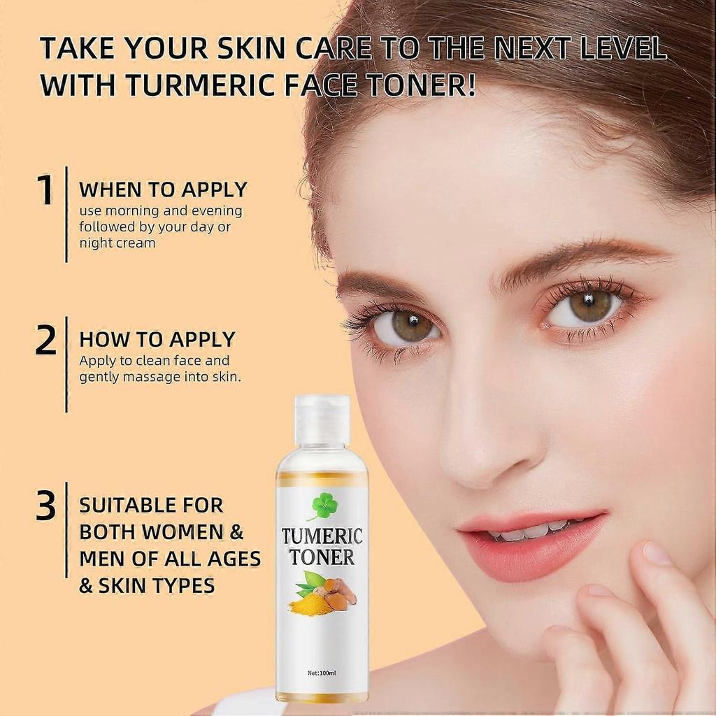Turmeric Face Toner, Hydrating Face Toner Face Moisturizer, Moisturizing Facial Toner for Glowing Skin, Hydrating Face Toner for All Skin Types