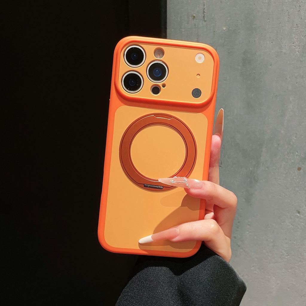 Applicable To Apple 17Promax Mobile Phone Case, Rotating Bracket, Magnetic Suction iPhone16 Advanced Sense Second Change Protective Case 15