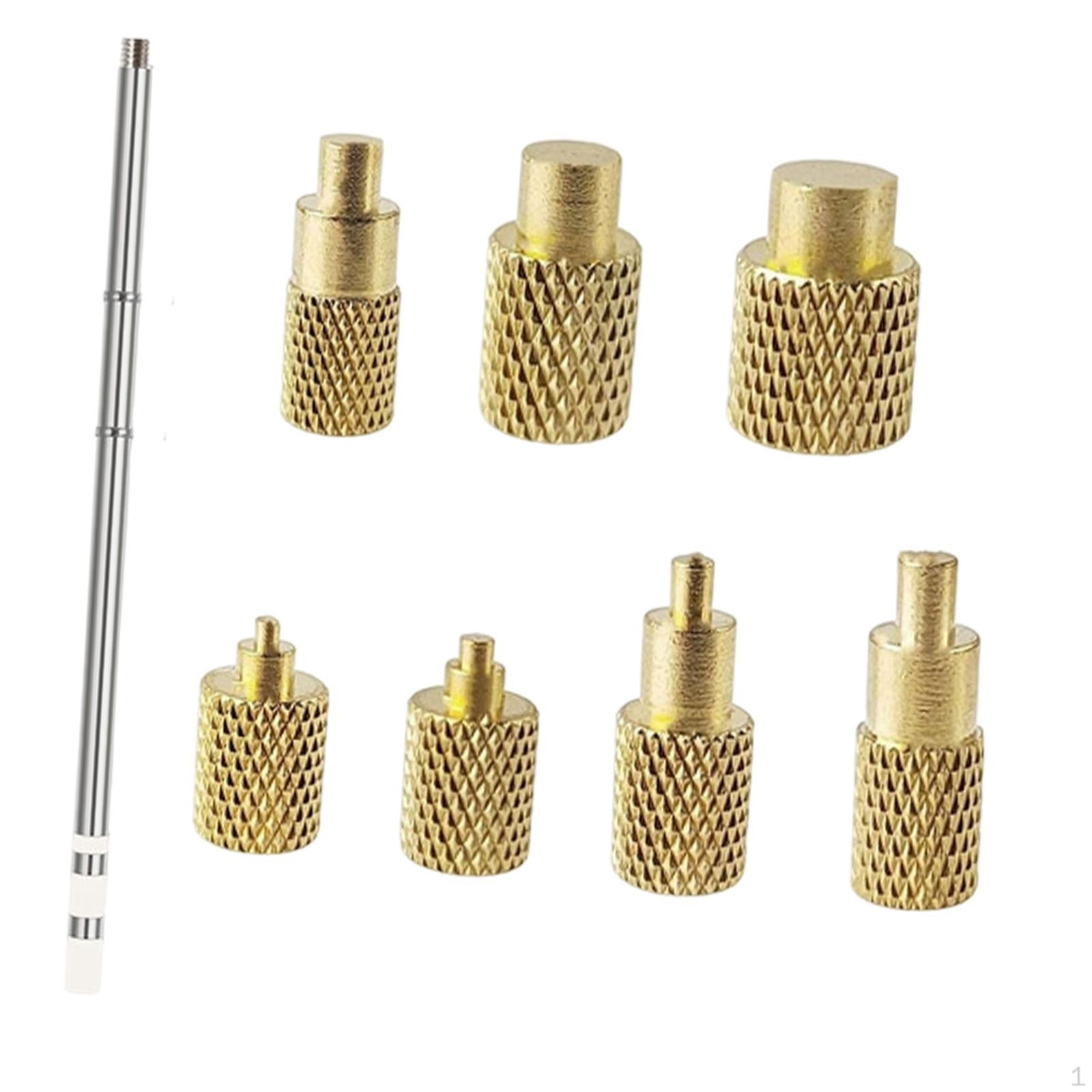

Heat Set Insert Tool 7 Soldering Iron Tips Installation Kit Insertion Tip Adapter T12