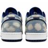 Jordan Air Jordan 1 Abrasion Resistant Low top Vintage Basketball Shoes Men's Brown Blue IH0648-141(Team96-)