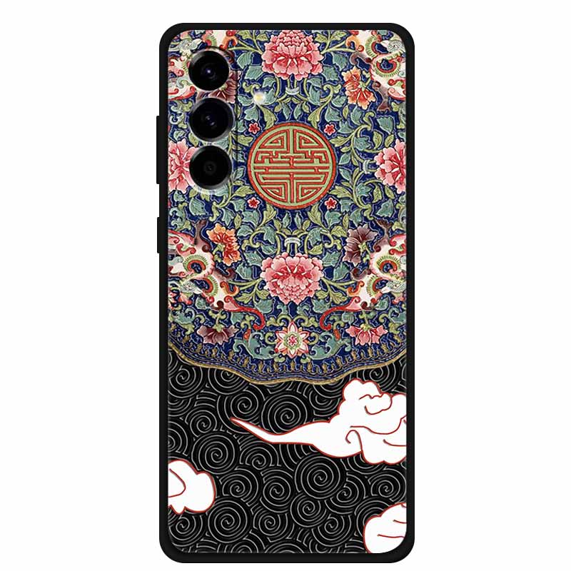 For Samsung Galaxy A37 A57 A17 5G Case Shockproof 3D Relief Emboss Luxury Soft Silicone Cases Cover for Samsung A57 A17 A37 5G