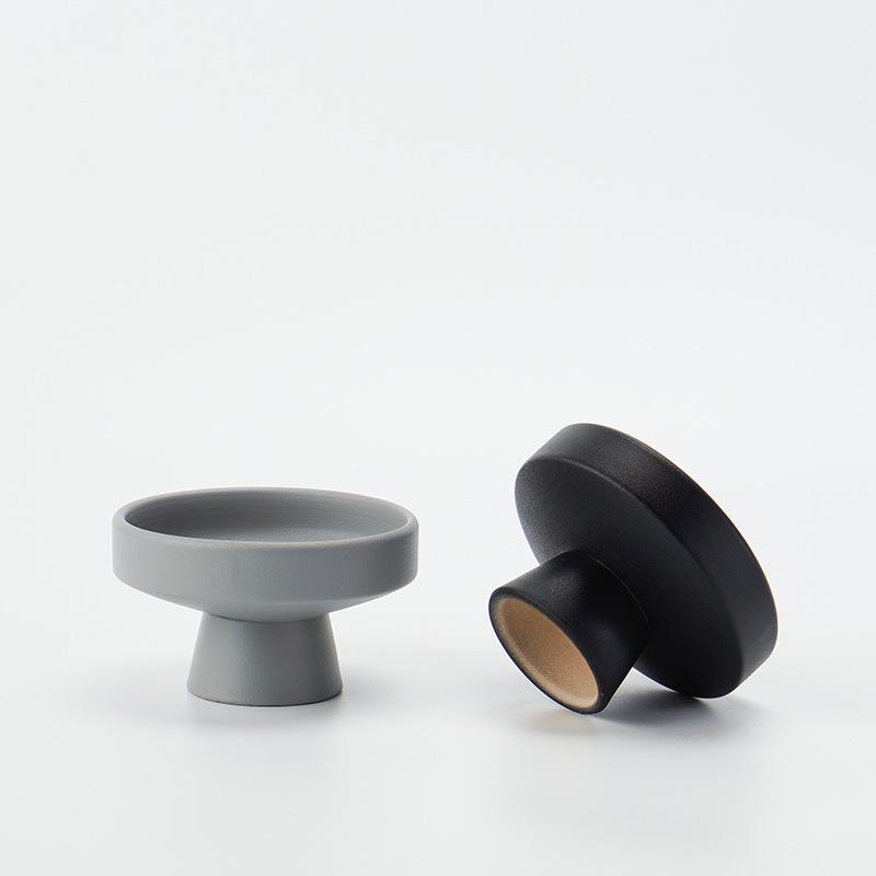 Minimalist Hydroponic Ceramic Flower Pot - Elegant Home & Office Decor