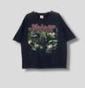 T-shirt promotionnel vintage Slipknot album Iowa objet de collection concert tour nu metal américain t-shirt de groupe vintage noir XLarge