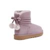 UGG Mini Bailey Bow Pom 'Taupe Purple' Women's 1125382-SHAD