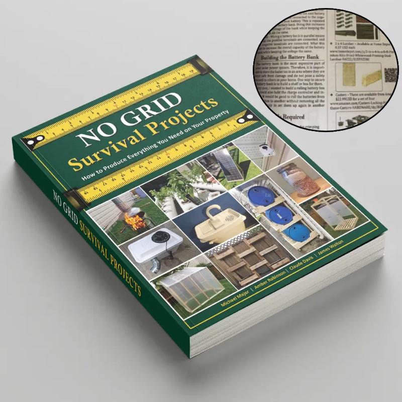 Grid No Survival Projects Jeffrey E Mossman  Survive And Thrive Outdoor Book