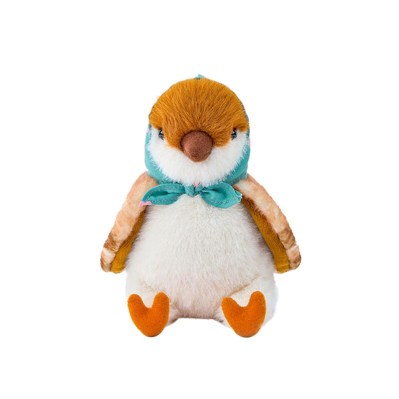Delicate Leuke Huisdier Papegaai Pluche Speelgoed Zacht Pluizig Cartoon Desktop Kleine Vogels Poppetje Mooie Kamer Decoratie Leuk Cadeau Voor Familie Vrienden 15cm