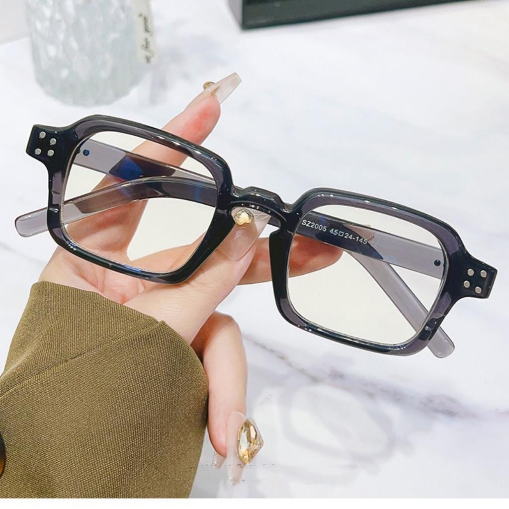 New Square Blue Light Blocking Glasses Men Unisex Women Transparent Anti Blue Light Computer Glasses