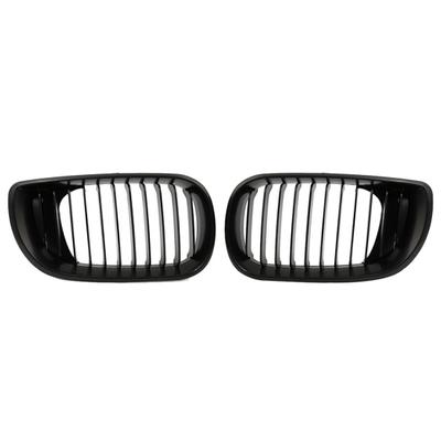 2pcs grade dianteira do carro capa grade para 02-05 BMW E46 318i 320i 325i 328i 330i