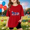 Kids Short Sleeve T Shirt Casual Loose Fit Top Graphic Print 250 Design Comfortable Cotton Blend Fabric Suitable for Everyday Wear