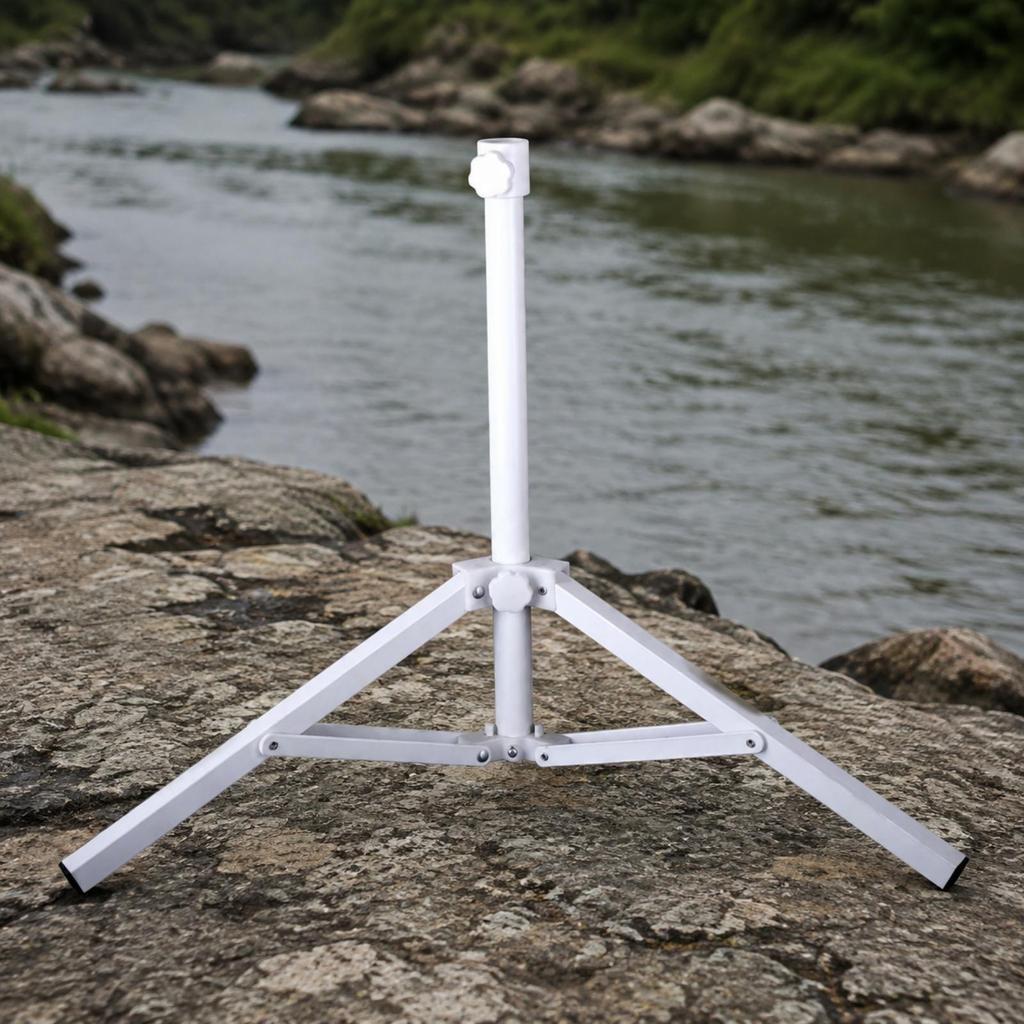 Fishing Umbrella Base Stable Triangular Stand Heavy-Duty for Beach