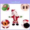 Festive Christmas Dancing Santa Toy With Fun Music And Vibrant Red Fabric Design