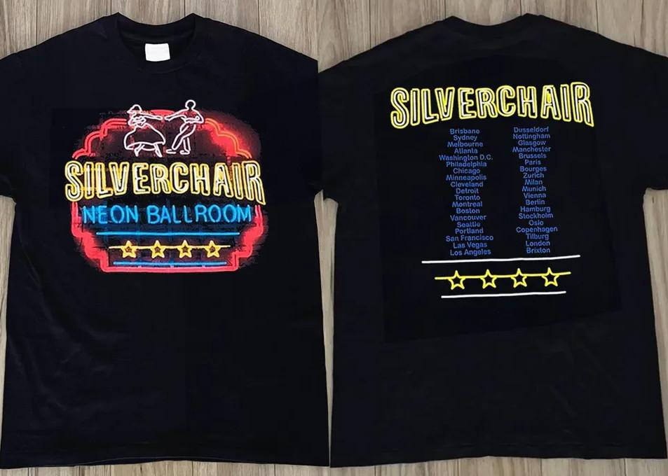 Silverchair Neon Ballroom Album Music Tour T-Shirt shirt S