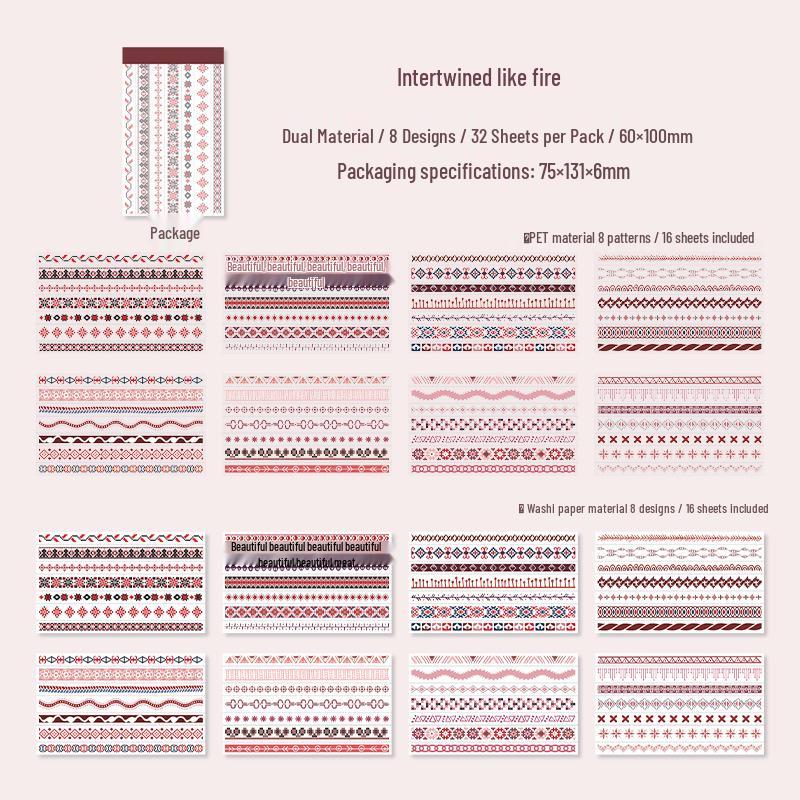 Beautiful Day Sticker Book - Seam Series Decorative DIY Journal
