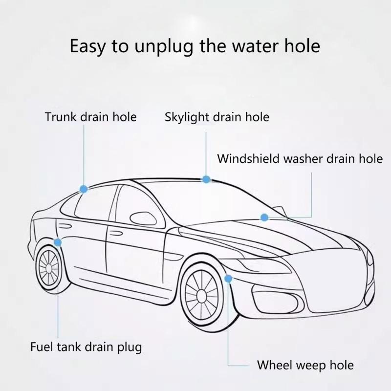 81cm/130cm Flexible Car Sunroof Drain Pipe Cleaner Brush For Clogged Windshield Wiper Fuel Tank Drainage Multifunctional