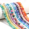 Natural Weathered Agate Stone Beads 6/8/10mm Color Loose Beads Spaced Beads for Jewelry Making Accessories DIY Bracelet Necklace