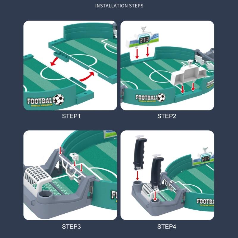 Desktop Football Game Interactive Toy Mini Tabletop Soccer Game Tabletop Board Game for Kid Birthday Party Supplies