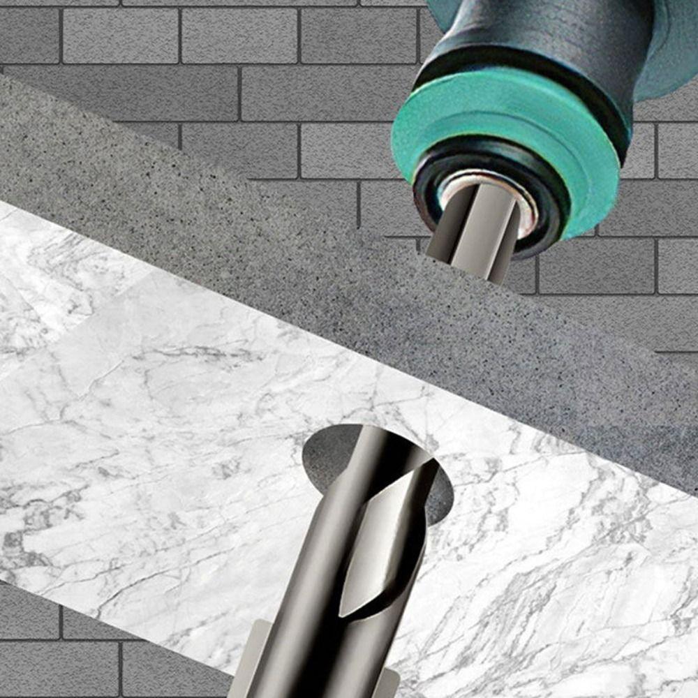 High Strength Oblique Head Eccentric Drill Bit Multifunction Triangle Tile Drill Bit Drill Bit Set Hex Shank Bit Tools