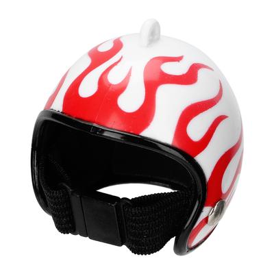 Hühnerhelm Lustiger Schutz Henne Bauhelm Vogelschutzhelm Kapuze HühnerzubehörFlamme