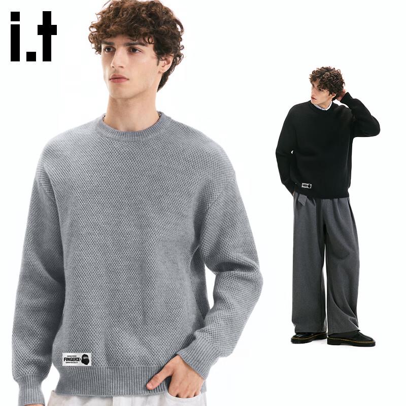 

Fingercroxx Men s Korean Style Casual Knit Sweater M