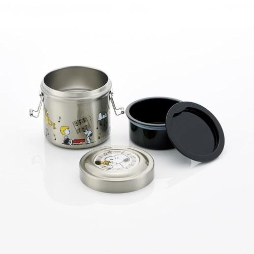 Skater Thermal Lunch Box Snoopy Orchestra 600ml Bowl Type Antibacterial Vacuum Stainless Steel STLB1AG-A