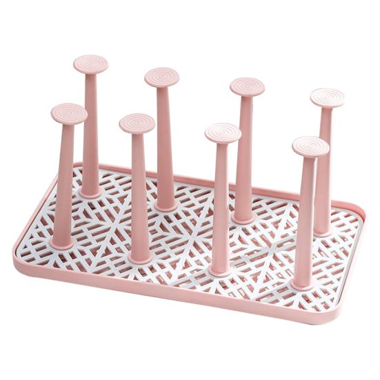 Пыленепроницаемая сушилка для чашек многофункциональная пластиковая подставка для слива стекла подставка для украшения дома S 1129₽