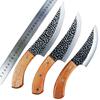 Stainless Steel Sharp Boning Knife Butcher 5'' 6'' 7'' Wooden Handle Chef Cleaver Knife Kitchen Household Accessories