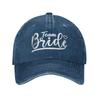 Team Braut Junggesellinnenabschied Zukünftige Ehefrau Baseballkappen Vintage Used Baumwolle Junggesellinnenabschied Kopfbedeckung Unisex Outdoor Verstellbarer Hut