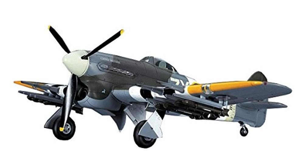 Hasegawa 1/48 Британские Королевские ВВС Typhoon Mk.IB с фонарем-каплей пластиковая модель kit JT60