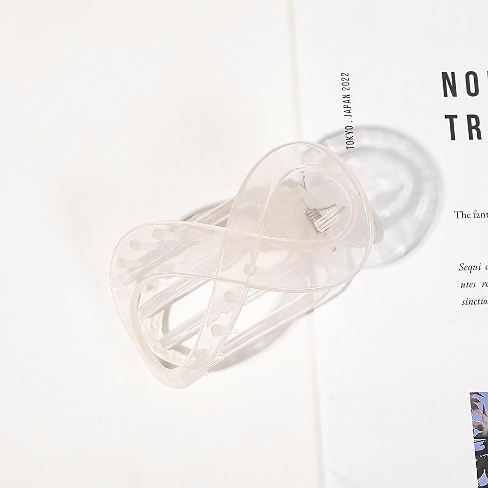 Trend PC Hair Clip Simple 8-shaped Infinity Styling Holder Shark Hair Claw Clip Hair Accessories For Women  New