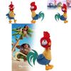 Deliciosa Colección de Muñecos de Peluche de Moana Con Encantador Puerco Maui y Gallo Heihei