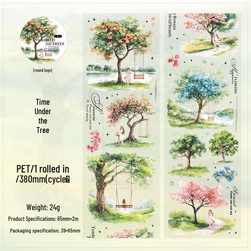 

Ketchup Plant Landscaping PET Tape: Fresh & Cute DIY Children s Collage Material.