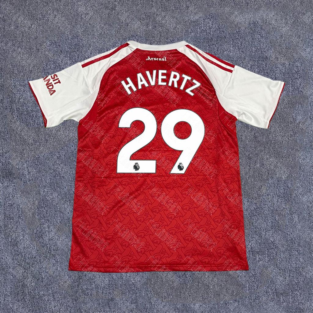 Cross-border Delivery 242526 Arsenal Short-sleeved Jersey, Star Number, Quality Printing Number, Spot Size T-shirt, Rest Assured To Shoot