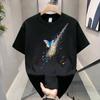 American Trendy Brand Short-Sleeved Pure Cotton Men'S Printed T-Shirt Trendy Men'S And Women'S Versatile Round Neck T-Shirt Men'S