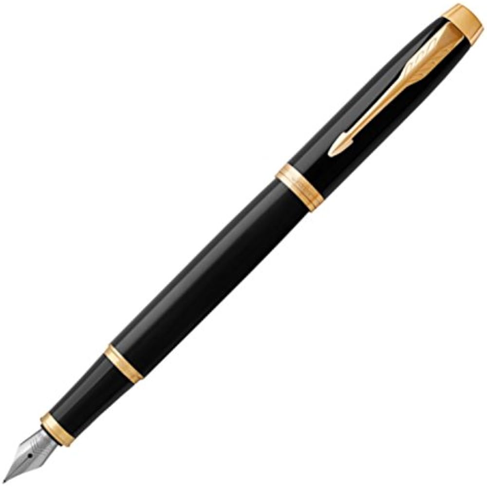 PARKER Parker Fountain Pen F Fine IM Core Line Black GT 1975594 Dual Use Regular Imported Product...