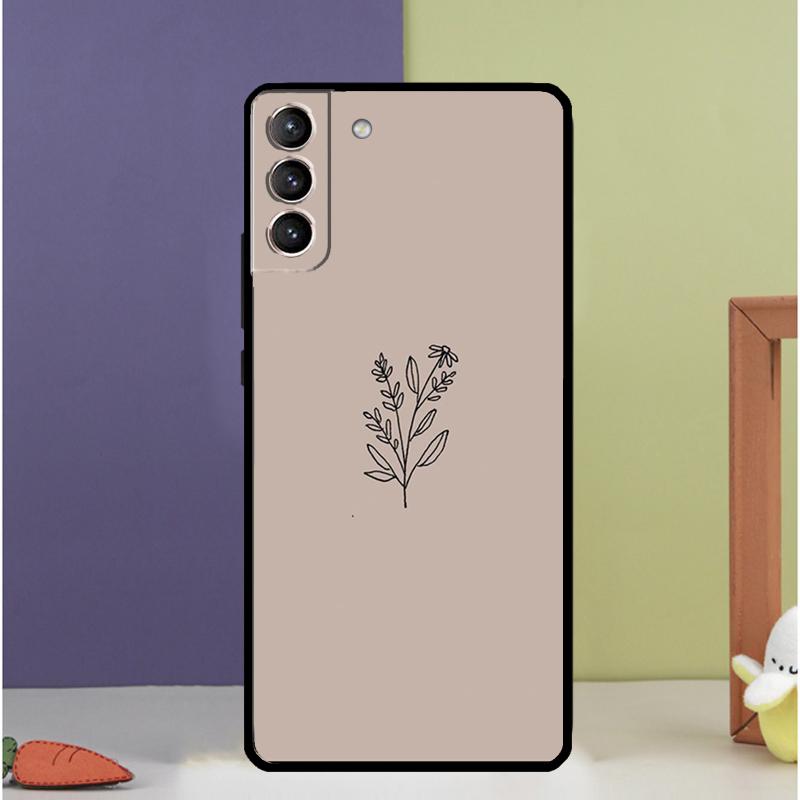 

Minimalist Aesthetic Flower For Samsung Galaxy S23 S22 S21 Ultra S20 FE S8 S9 S10 Note 10 Plus Note 20 Ultra Case Cover Galaxy S21
