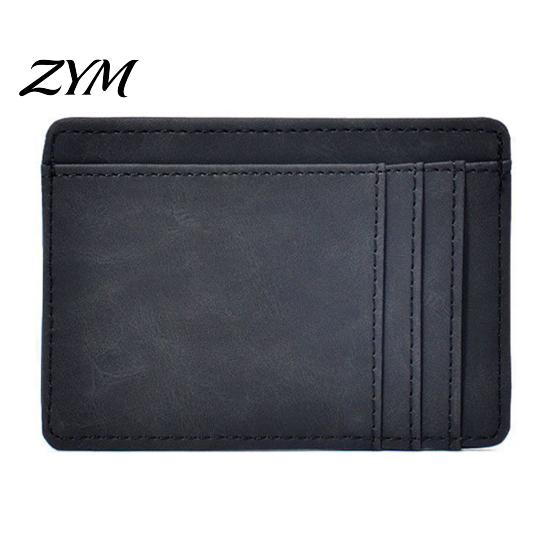 Stylish Pocket Accessory for Men Slim Card Holder Men, Minimalist Credit with ID Window, Business Organizer Work And Travel Multiple Slots,