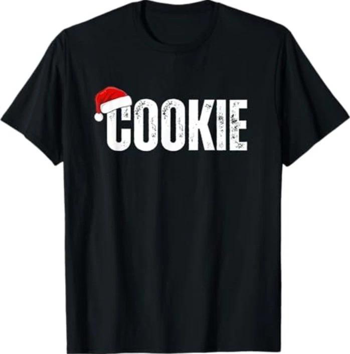 

Official Cookie Taster Cookie Christmas Matching Couple 100% Cotton T-shirt Mens Tees Top XL
