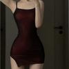 Bodycon Woman Dress 2026 Vestidos De Mujer Fashion Tunic Temperament Sexy Sling Robe Femme Gauze Split Mini Summer Dresses 7L019