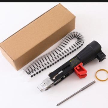 Electric Screw Automatic Nailing Tool for Carpentr Chain Belt Auto-Feed Nail Gun Head: Woodworking Drywall Rivet Gun Attachment
