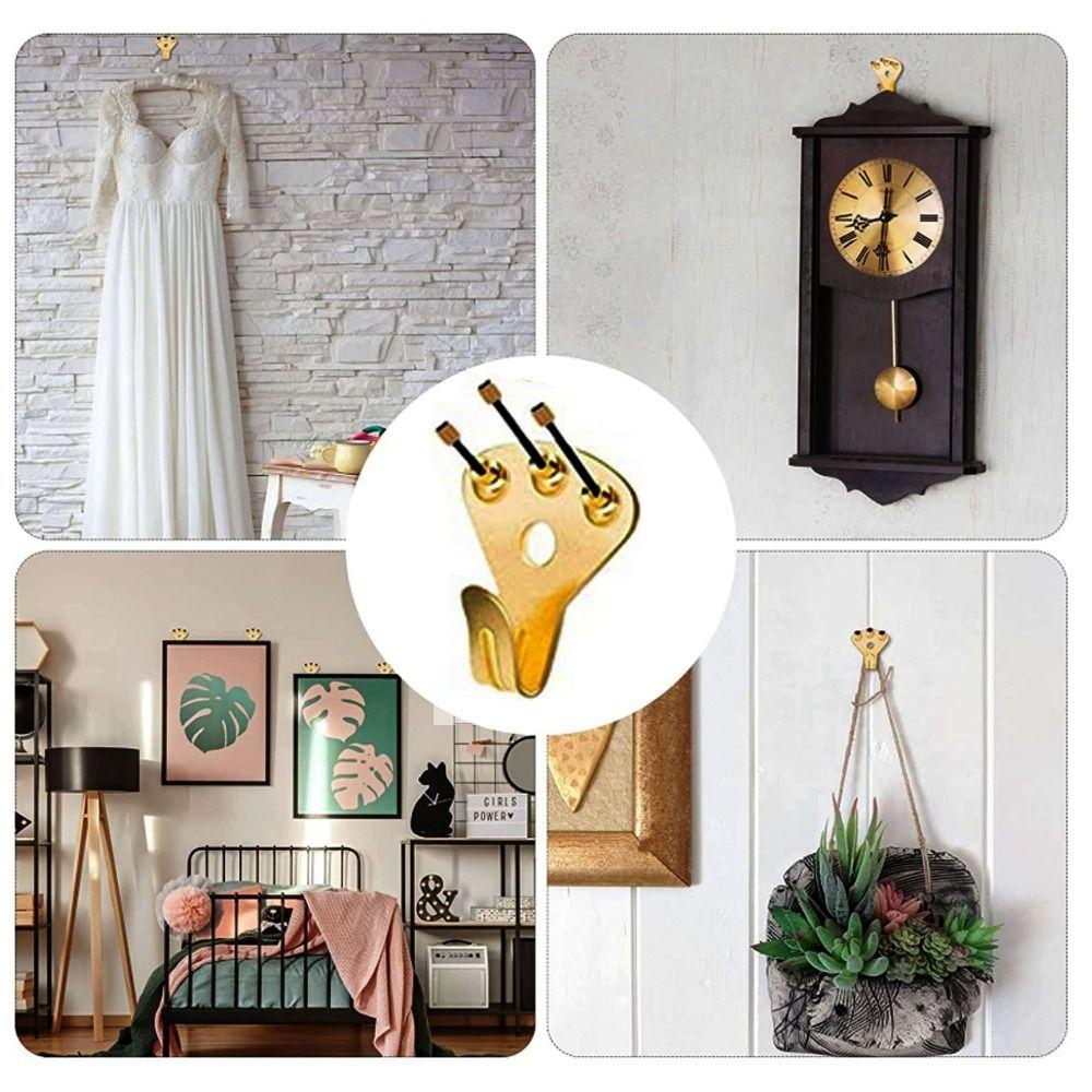 

No Trace Photo Frame Hooks Combination Set High Strength Picture Hanging Hook Picture/Photo 60pcs/box