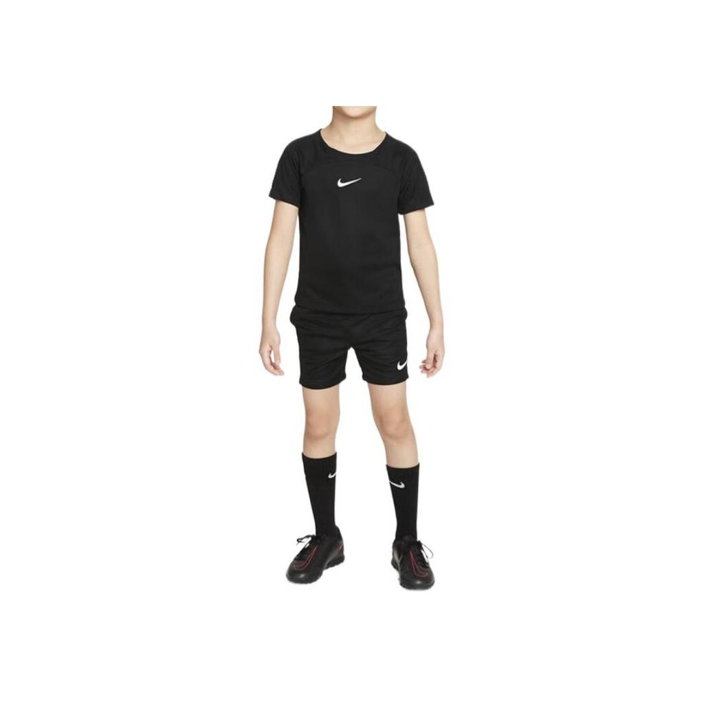Nike Set Corto Casual con Manica Corta e Stampa Logo per Bambini Set Neri DH9484-011