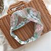 Embroidered Mesh Wide Headband With Exquisite Floral Embroidery And Soft Breathable Fabric Perfect For Bridal Events Daily Wear