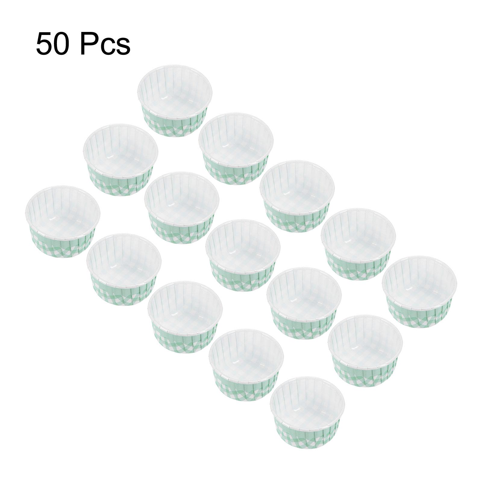 

50/100/150Pcs Rolled Muffin Paper Cup Coated High Temperature Resistant Cake Snack Cupcake for Wedding Party Baking Kitchen
