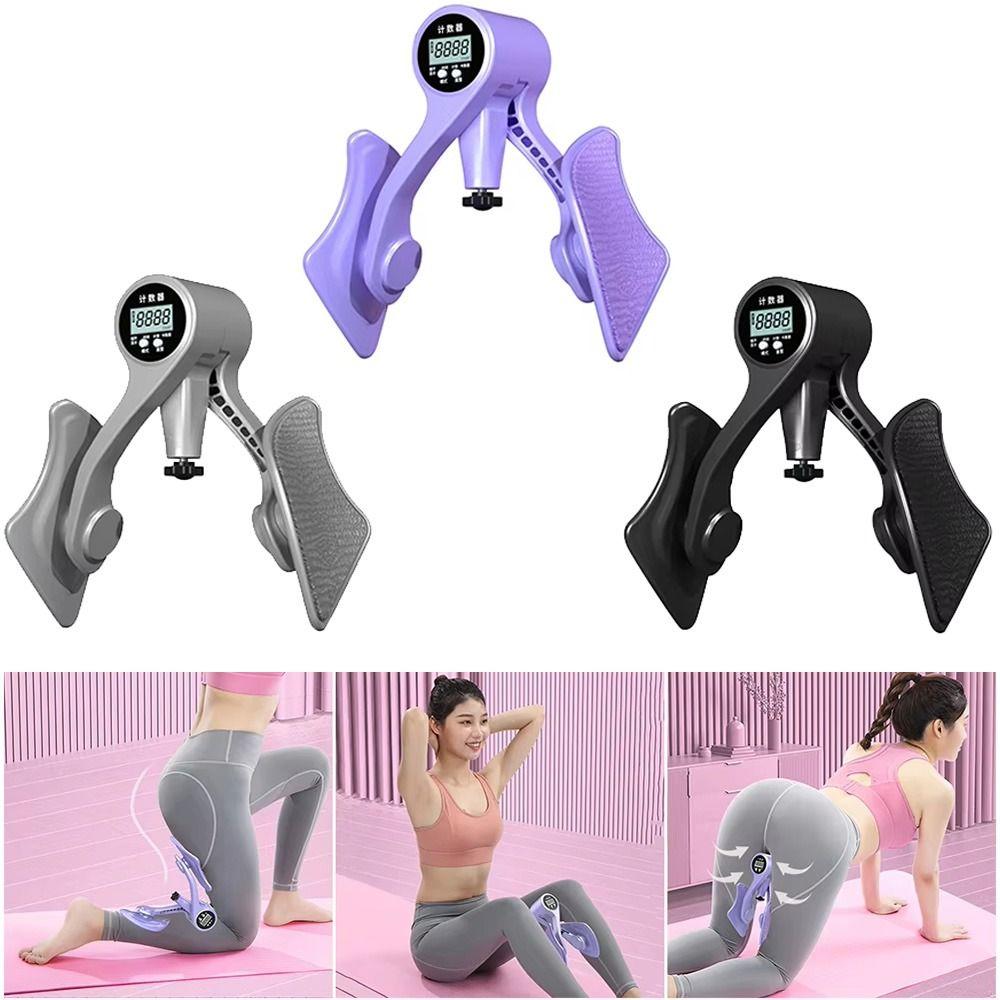 Battery Powered Pelvic Floor Trainer Digital Counter Leg Strength Trainers  Home Fitness