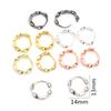 10pcs 3-Styles Gold Color French Earring Hooks Lever Back Open Loop Setting for DIY Earring Clips Clasp Jewelry Making Findings