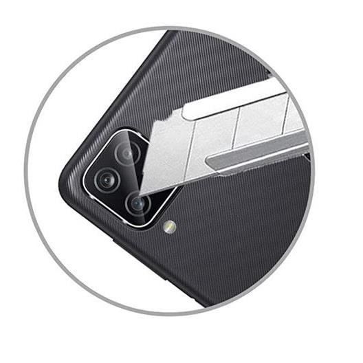 Lot de 2 verres trempés et 2 vitres objectif arrière pour Samsung Galaxy A22 - BOOLING