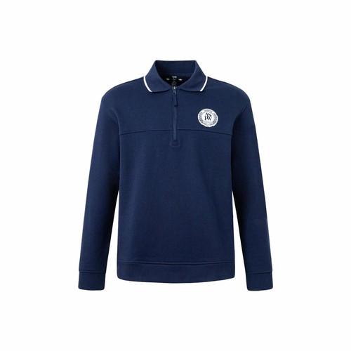 adidas Half-Zip Sports Casual Pullover Hoodie for Men in Navy Blue S темно-синий