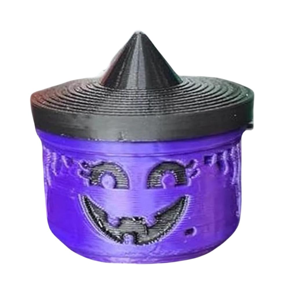 

Halloween Pumpkin Candy Bowl with Handles Plastic Storage Buckets Multi-Purpose Spooky Bucket Toy for Home Decoration Ornament
