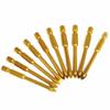 Power Tool-10Pcs 6mm Titanium Superhard Alloy Ceramic Tile Glass Drill Bits Spear Head